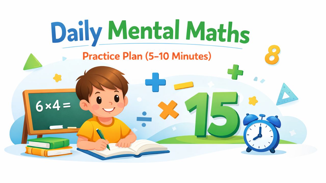 Daily Mental Maths Practice Plan (5–10 Minutes)