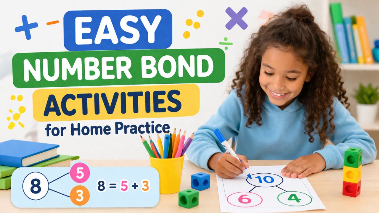 Easy Number Bond Activities for Home Practice