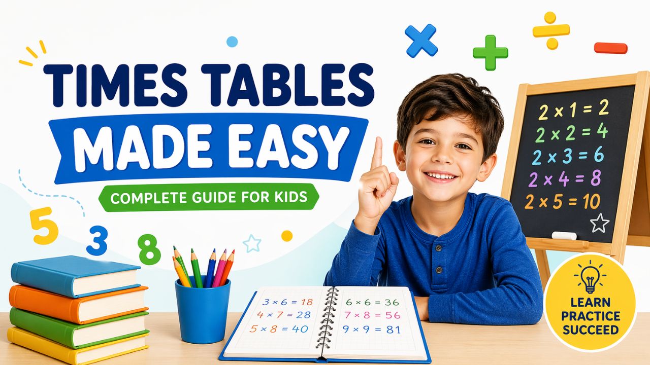 Times Tables Made Easy: Complete Guide for Kids